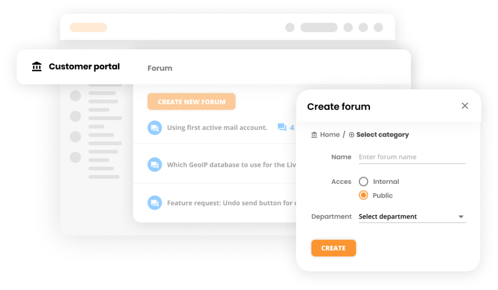 Kundenforum in der Kundenportal-Software - LiveAgent